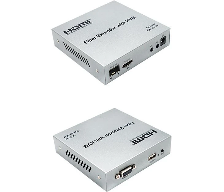 4K@60Hz 20KM HDMI Fiber KVM Extender high quality