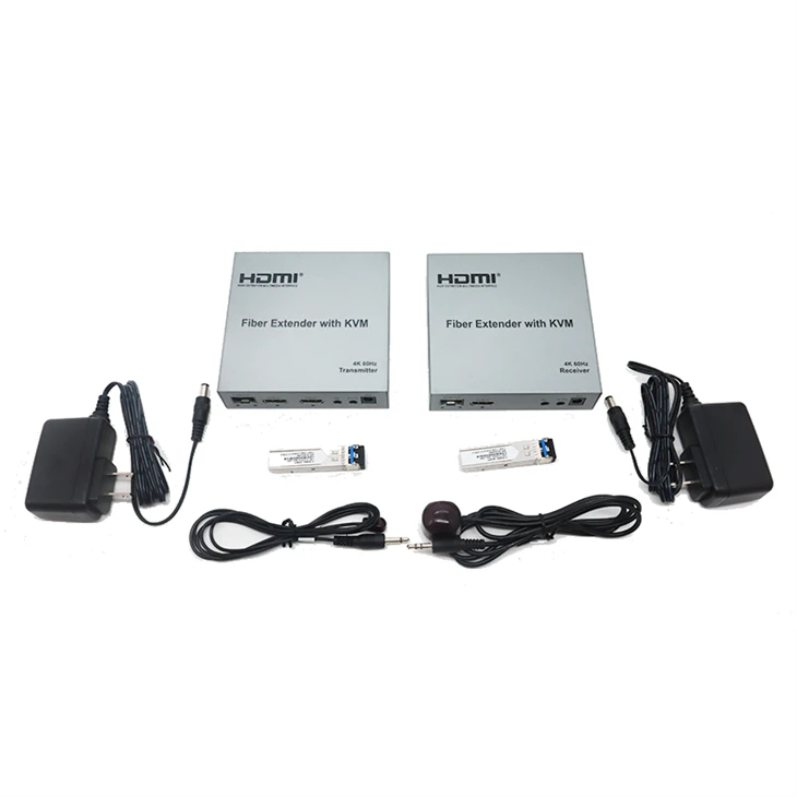 4K@60Hz 20KM HDMI Fiber KVM Extender suppliers