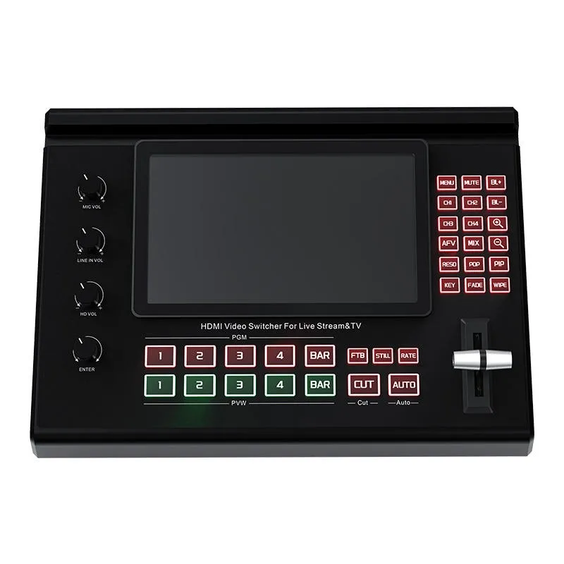 4-Way HDMI Video Switcher 1080P60Hz Live Streaming Production Switcher factory