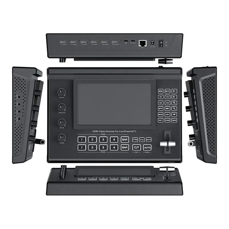 4-Way HDMI Video Switcher 1080P60Hz Live Streaming Production Switcher high quality