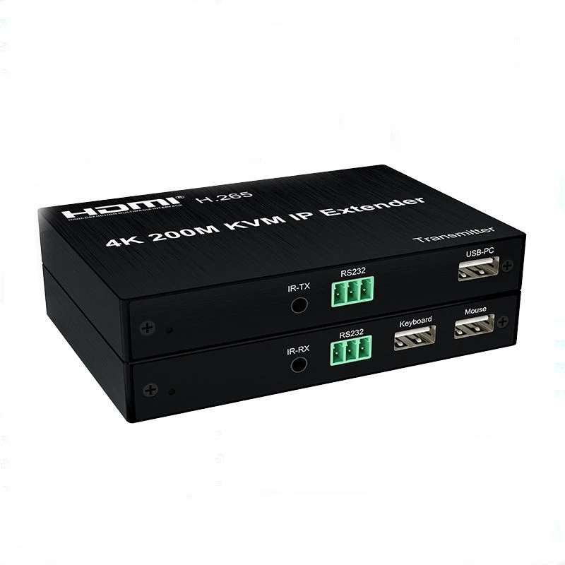 4K HDMI Extender Up To 200m HDMI Kvm Extender factory