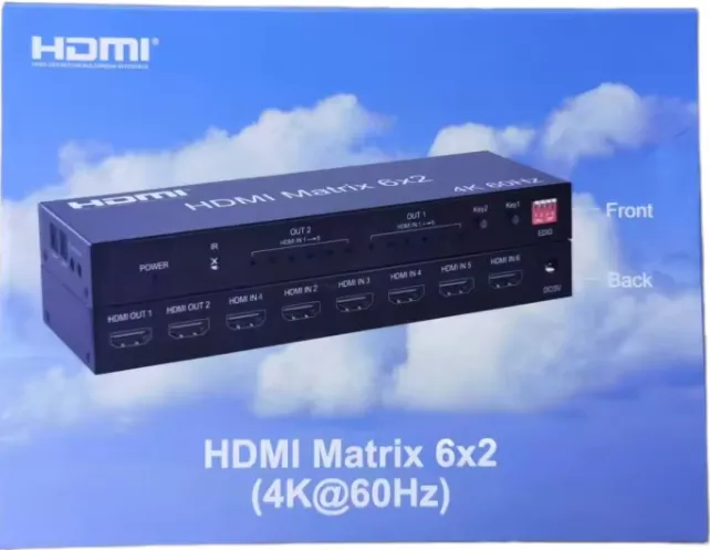 4K HDMI Matrix 6x2 With Optical Audio price