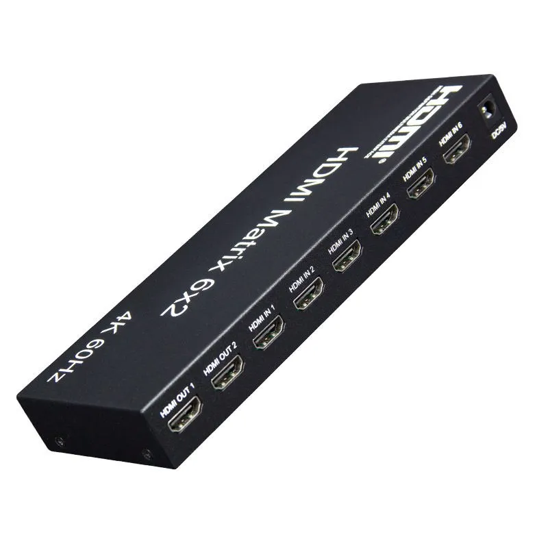 4K HDMI Matrix 6x2 With Optical Audio suppliers