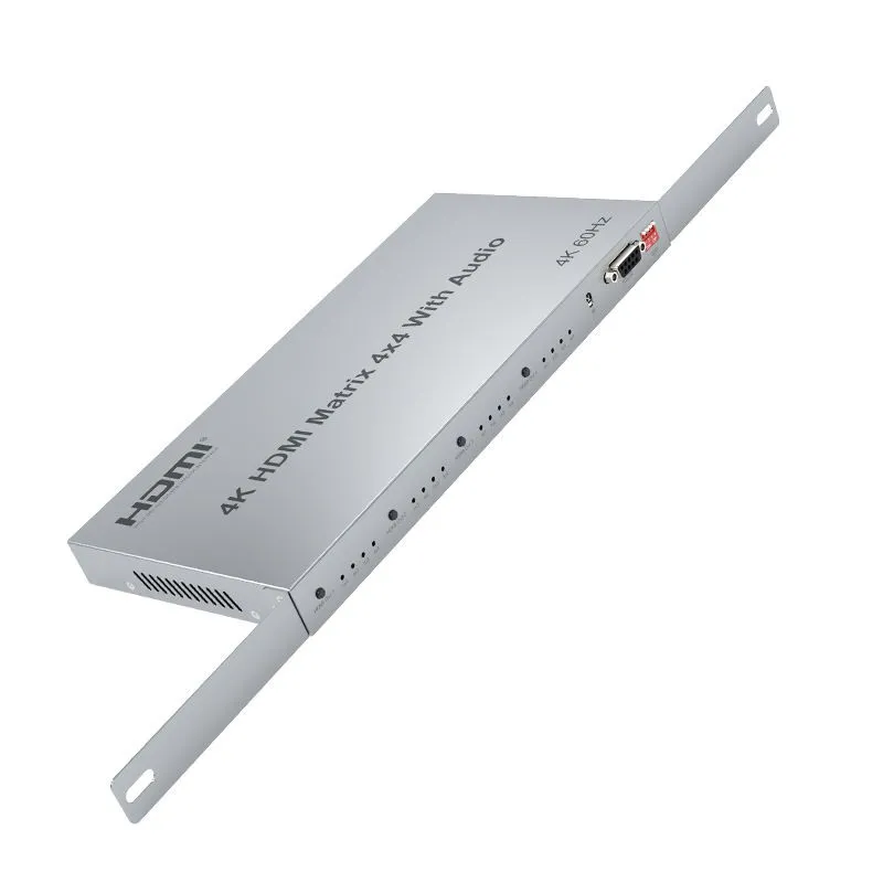 4x4 HDMI Matrix With Toslink Stereo Audio Output - 4K60Hz Professional AV Distribution Solution factory