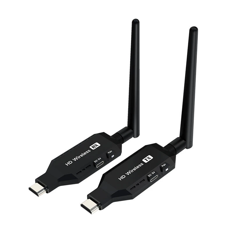 50M Wireless HDMI Extender Plug-and-Play 5G Transmitter Receiver 1080P