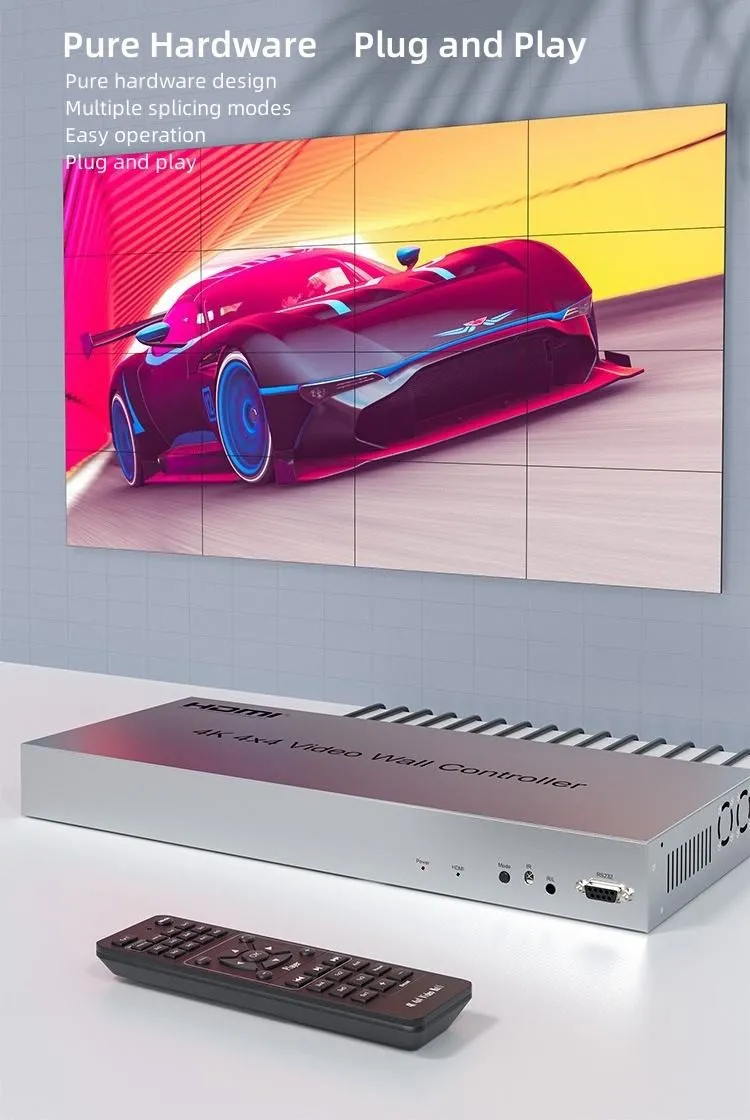 60Hz Video Wall Controller 4x4 best