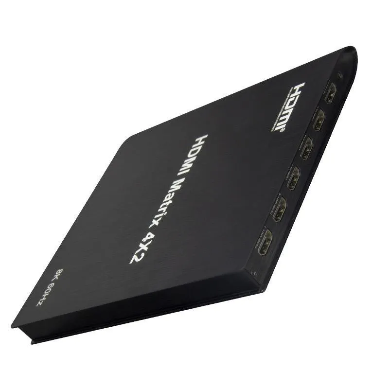 8K 60Hz HDMI Matrix 4x2 Support HDR 3D 8K HDMI Switch Splitter suppliers