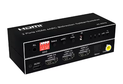 2-port-hdmi-earc-bidirectional-splitter-switcher 2-port-hdmi-earc-bidirectional-splitter-switcher